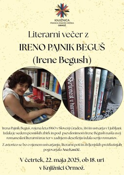 Literarni večer - Irena Pajnik Beguš