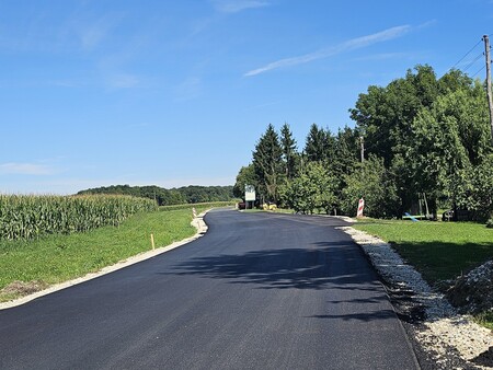 Obnova lokalne ceste na Vitanu v KS Kog