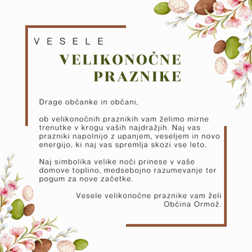 Vesele velikonočne praznike