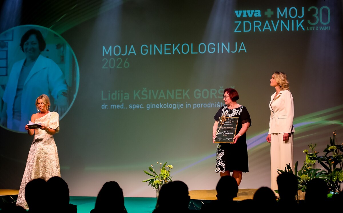 Ginekologinja Lidija Kšivanek Goršič, dr. med., spec., prejemnica priznanja Moj zdravnik 2026