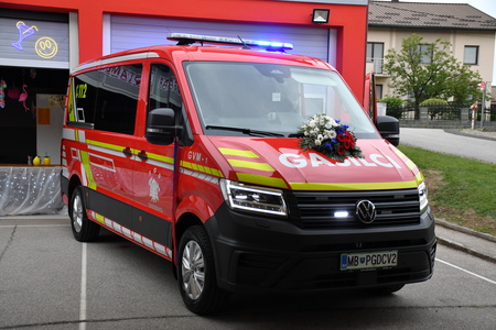 Prevzem novega gasilskega vozila GVM-1 v PGD Cvetkovci